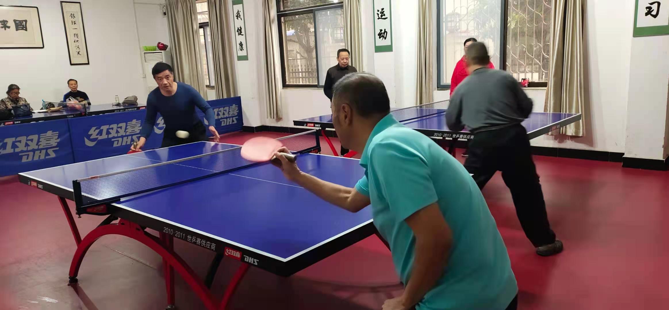孝感市举办老年乒乓球男子单打友谊赛